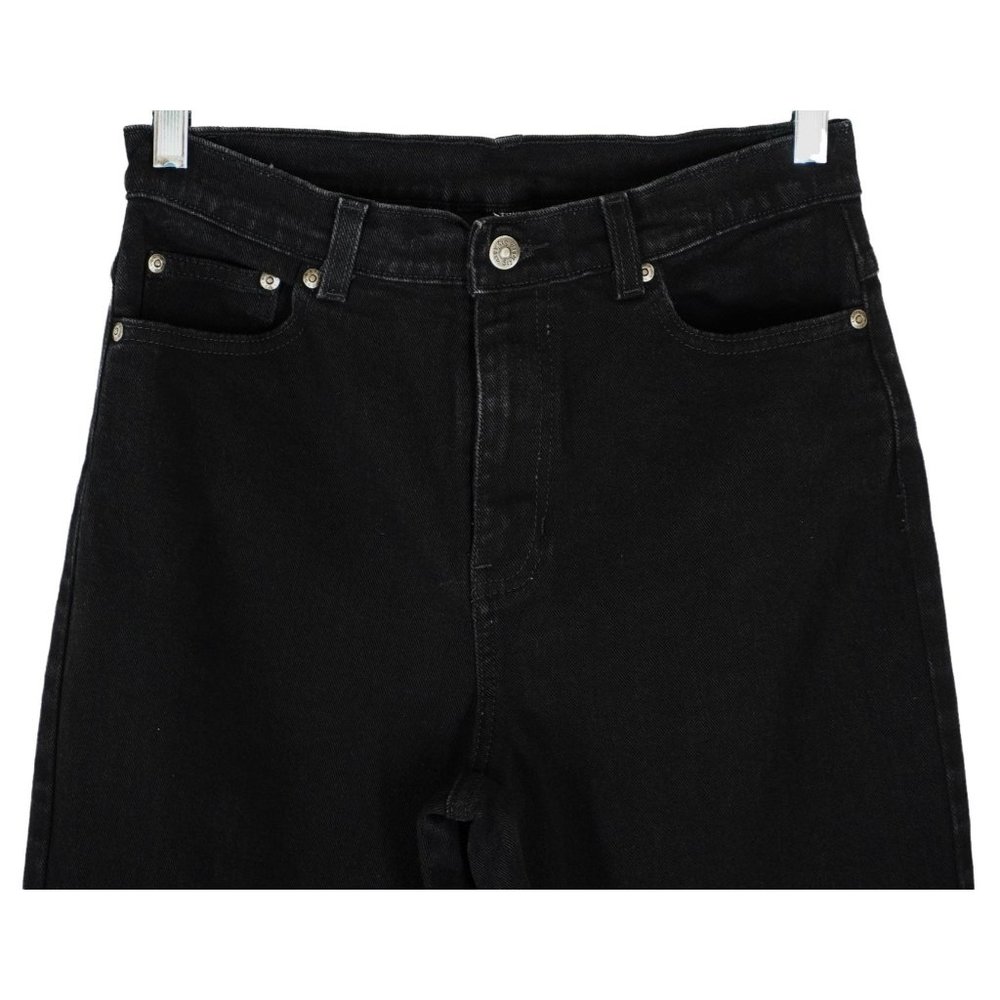 Style Co Jeans Black Denim Womens Size 10 High Waist High Rise Stretch